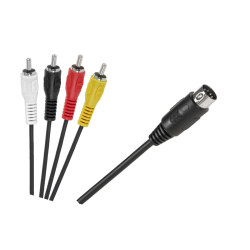 Kabel Din-4 X Rca 1,8M [[
