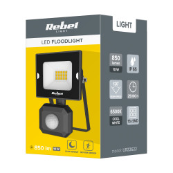 Rebel Reflektor Led  10W Rebel Z Sensorem Zmierzchu I Ruchu, 6500K,  230V [[