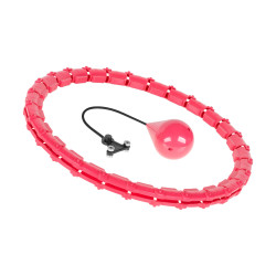 Rebel Smart Hula Hop Odchudzające Koło Z Wypustkami I Obciążeniem 50Cm, Różowe, Rebel Active [[