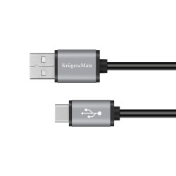 Krüger&Matz Kabel Usb - Usb Typu C 1.8M Kruger&Matz Basic [[