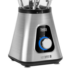 Teesa Blender Kielichowy Easy Expert Go 1300W , Szklany Kielich 1,5L + Kubek Podróżny 600 Ml [[