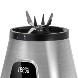 Teesa Blender Kielichowy Easy Expert Go 1300W , Szklany Kielich 1,5L + Kubek Podróżny 600 Ml [[