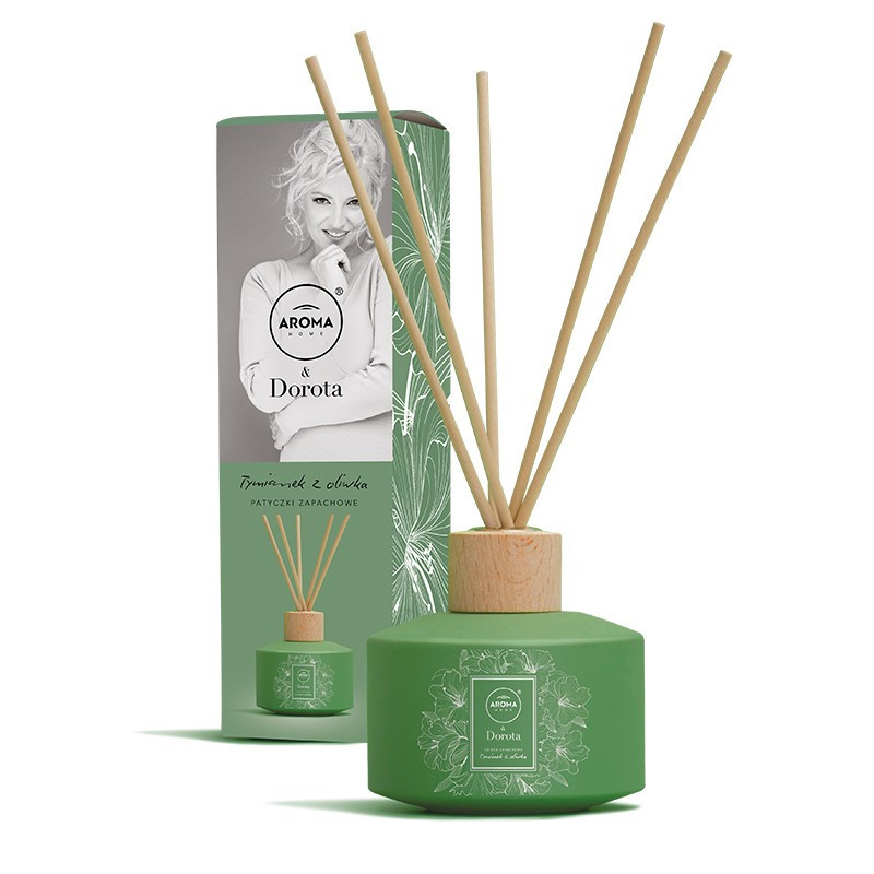 AROMA Home&Dorota TYMIANEK Z OLIWKĄ Patyczki Zapachowe 100ml