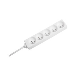 Kemot Przedłużacz Sieciowy Rebel 5Gniazd, Bez Przełącznika, 5M (1,5Mm) [[