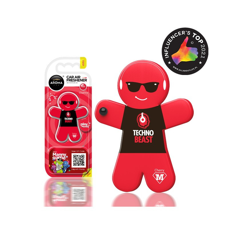 AROMA CAR MANNY - CHERRY Odświeżacz do samochodu