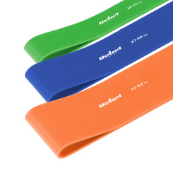 Rebel Zestaw Gum Do Ćwiczeń Tpe - Power Band Pt-S7, 4-82 Kg, 7 Gum Tpe, Rebel Active [[