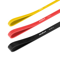 Rebel Zestaw Gum Do Ćwiczeń Tpe - Power Band Pt-S3, 4-32 Kg, 3 Gumy Tpe, Rebel Active [[