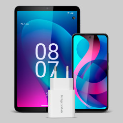 Krüger&Matz Ładowarka Sieciowa Kruger&Matz Gan Dual Usb Z Funkcją Power Delivery I Quick Charge [[