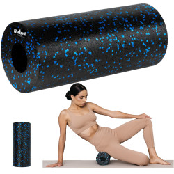 Rebel Wałek Do Masażu, Roller Piankowy Gładki 14X33Cm, Kolor Czarno-Niebieski, Materiał Epp, Rebel Active [[