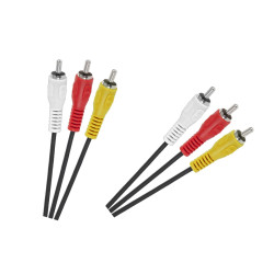 Kabel 3 X Rca - 3 X Rca 1,5M [[