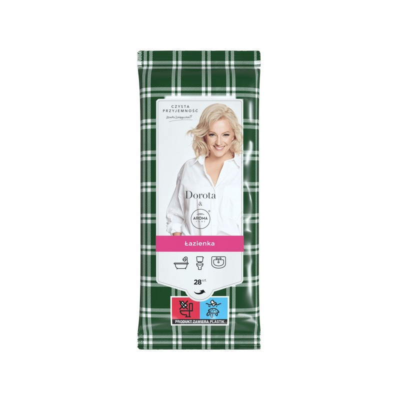 AROMA Home&Dorota Chusteczki do ŁAZIENKI 28szt.