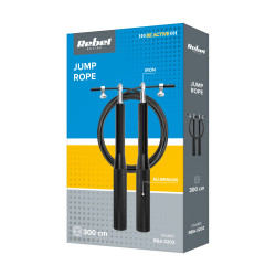 Rebel Skakanka Bokserska Aluminiowa Z Matalowym Łożyskiem 300Cm Regulowana, Rebel Active [[