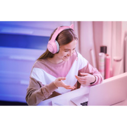 Krüger&Matz Gamingowe Słuchawki Nauszne Dla Dzieci Kruger&Matz Gamer Kids, Kolor Różowy [[