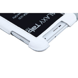Quer Etui Białe Dedykowane Do Samsung Galaxy Tab P3100 (Skóra Naturalna) [[