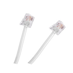 Przewód Tel.wt.-Wt.biały 3M [[