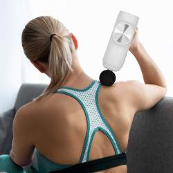 Teesa Pistolet Do Masażu Teesa Relax Gun Mg60, 8 Nakładek, Biały [[