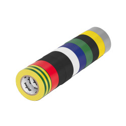 Rebel Komplet Taśm Izolacyjnych Klejących Rebel (10 Szt. - 0,13 Mm X 19 Mm X 10 Yd) Mix Kolorów [[