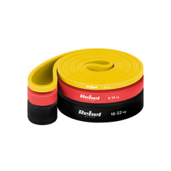 Rebel Zestaw Gum Do Ćwiczeń Lateksowy - Power Band Pls-1, 4-32 Kg, 3 Gumy,  Rebel Active [[