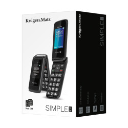 Krüger&Matz Telefon Gsm Dla Seniora Kruger&Matz Simple 931 4G [[