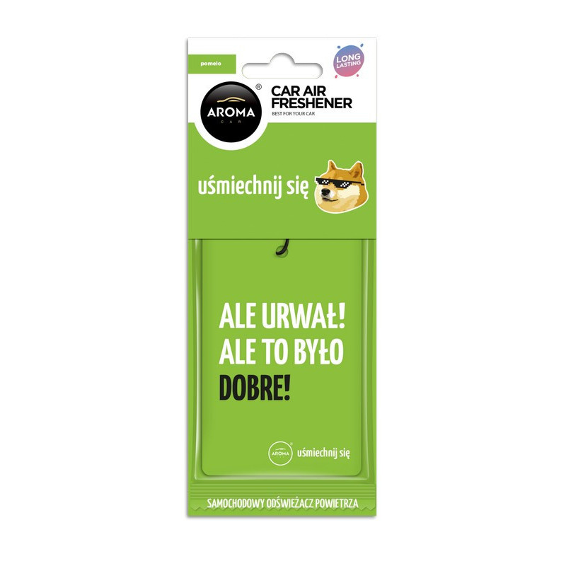AROMA CAR Uśmiechnij się - POMELO  Odświeżacz do samochodu