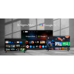 Krüger&Matz Telewizor Kruger&Matz 50" Uhd Google Tv 5.0  Dvb-T2/T/C  H.265  Hevc [[