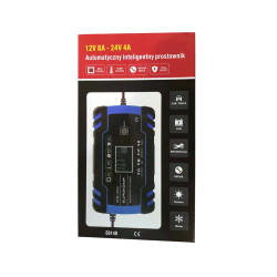 Eurokomp Prostownik Automatyczny 12 V 8A-24V 4A E6148 [[