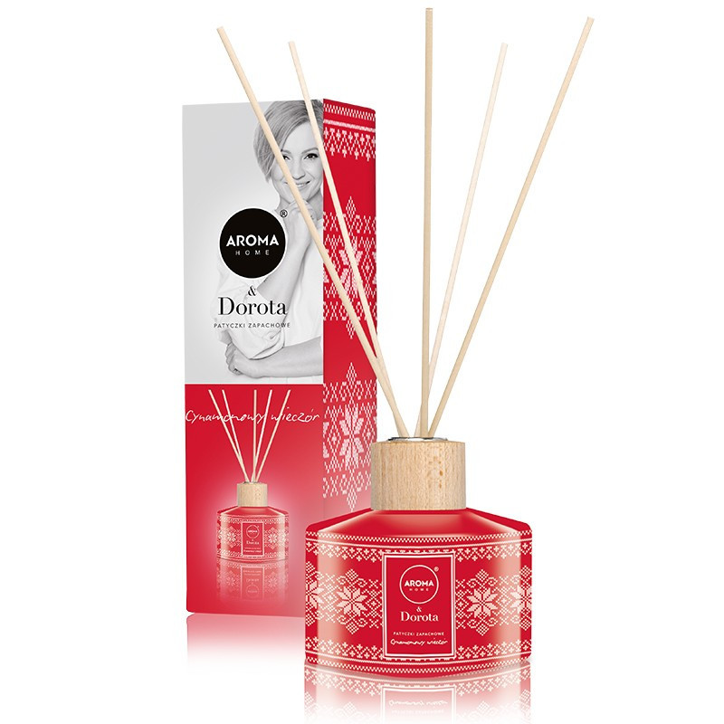 CYNAMONOWY WIECZÓR Patyczki zapachowe AROMA Home&Dorota 100 ml
