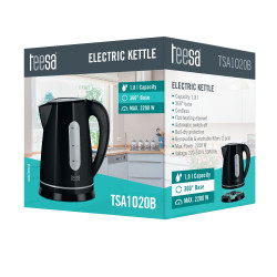 Teesa Czajnik Elektryczny Teesa, 2200 W, Czarny, 1,8L [[