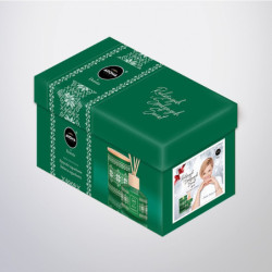 ZIMOWY LAS - Zestaw patyczki zapachowe + Świeca zapachowa