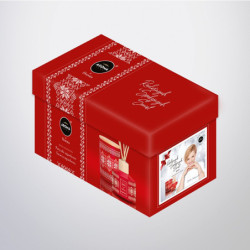 CYNAMONOWY WIECZÓR - Zestaw patyczki + Świeca