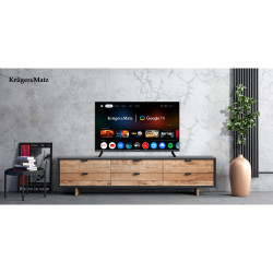 Krüger&Matz Telewizor Kruger&Matz 32" Hd Google Tv 5.0,  Dvb-T2/S2/T/C   H.265 Hevc [[
