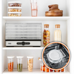 Teesa Suszarka Do Grzybów , Warzyw , Owoców , 400W , 5 Sit, Wyświetlacz, Termoobieg, Teesa [[