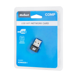 Rebel Karta Sieciowa Wifi 802.11 B/G/N Adapter Usb [[