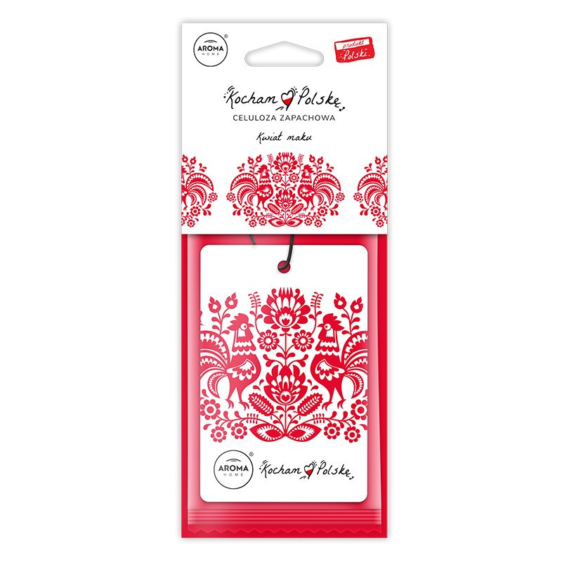 KWIAT MAKU - Zawieszka zapachowa celuloza KOCHAM POLSKĘ AROMA Home