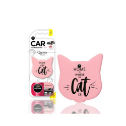 AROMA CAR Kot Art cats - BUBBLE GUM Odświeżacz do samochodu