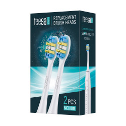 Teesa Główki Do Szczoteczki Sonicznej Teesa Sonic 2 Tsa8087-W Średnie [[