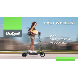Rebel Hulajnoga Elektryczna Rebel Fast Wheels Pro Max [[