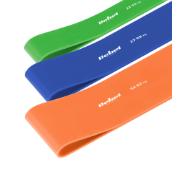 Rebel Zestaw Gum Do Ćwiczeń Tpe - Power Band Pt-S7, 4-82 Kg, 7 Gum Tpe, Rebel Active [[