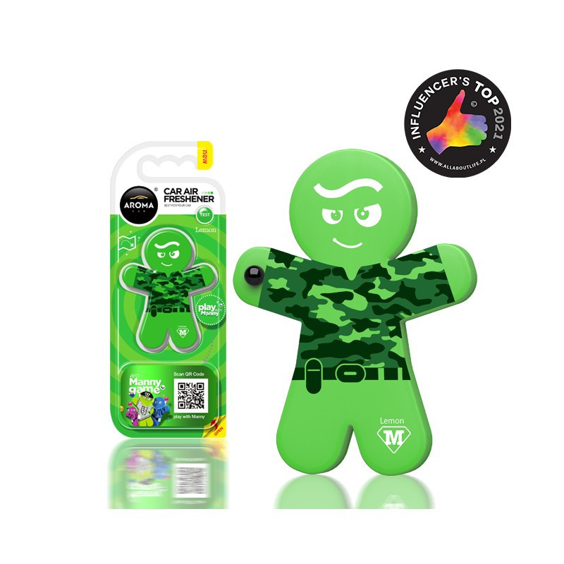 AROMA CAR MANNY - CYTRYNA Odświeżacz do samochodu