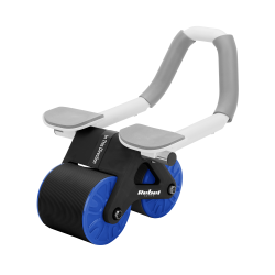Rebel Przyrząd Do Ćwiczenia Mięśni Brzucha Z Timerem, Ab Roller Wheel Ab-3 , Kolor Czarno-Niebieski , Rebel Active [[