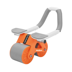 Rebel Przyrząd Do Ćwiczenia Mięśni Brzucha Z Timerem, Ab Roller Wheel Ab-3 , Kolor Szaro-Pomarańczowy , Rebel Active [[