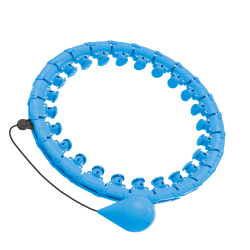 Rebel Smart Hula Hop Odchudzające Koło Z Wypustkami I Obciążeniem 50Cm, Niebieskie, Rebel Active [[