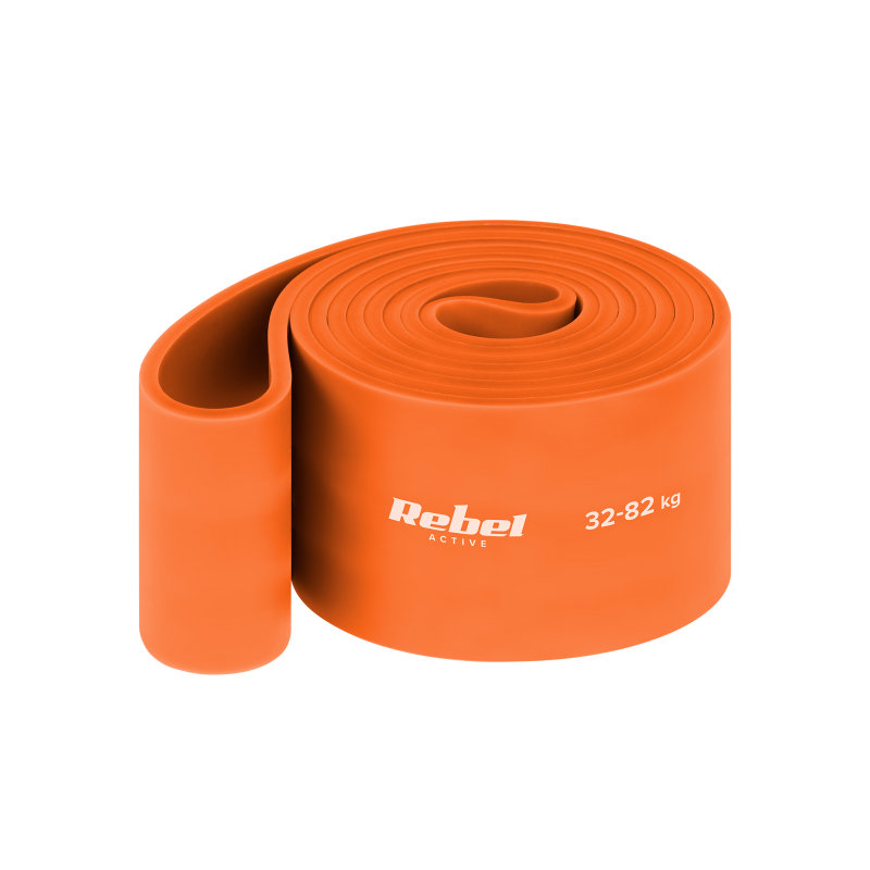 Rebel Guma Do Ćwiczeń Tpe - Power Band Pt-7, Pomarańczowa 32-82 Kg  Rebel Active [[