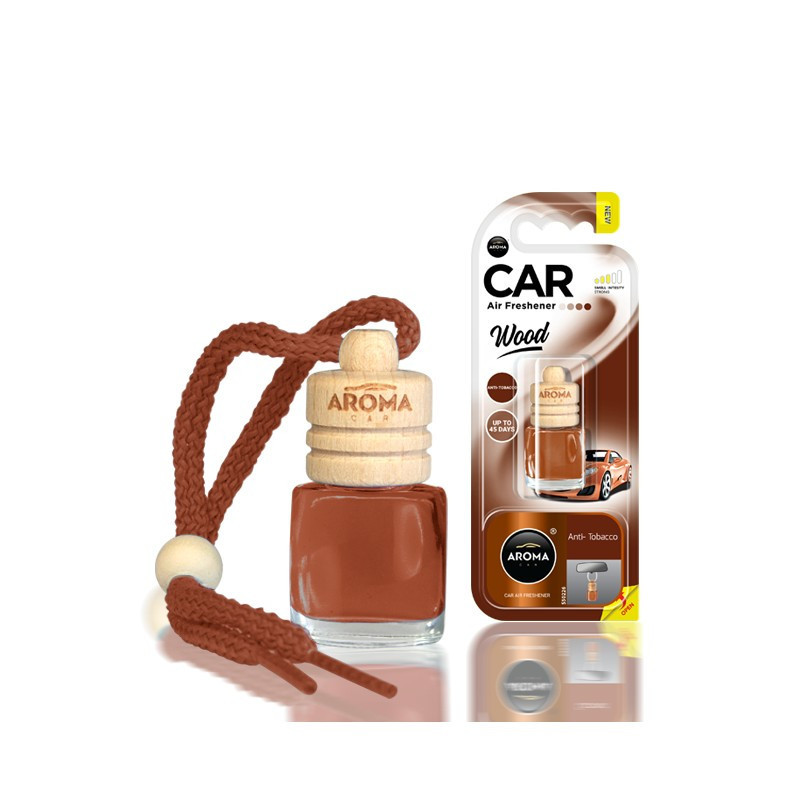 ANTI-TOBACCO Zapach samochodowy WOOD zawieszka AROMA Car