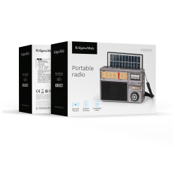 Krüger&Matz Radio Przenośne Analogowe Solarne Kruger&Matz Model Km0831 [[