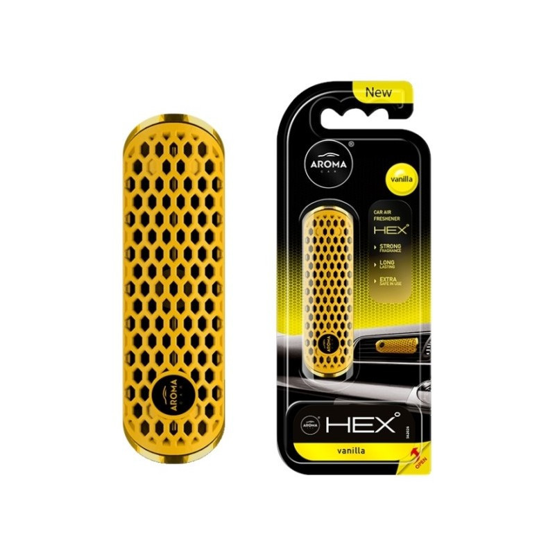 AROMA CAR Hex polimer - VANILIA Odświeżacz do samochodu