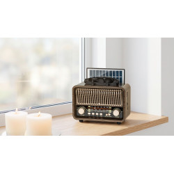 Krüger&Matz Radio Przenośne Analogowe Solarne Kruger&Matz Model Km0832 [[