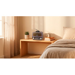 Krüger&Matz Radio Przenośne Analogowe Solarne Kruger&Matz Model Km0833 [[