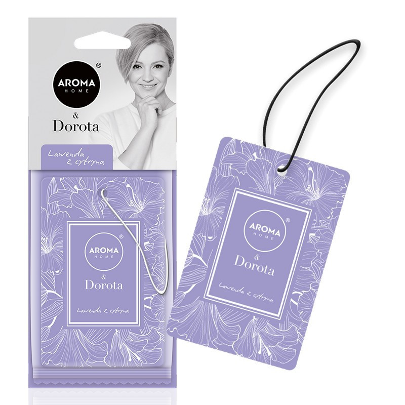 LAWENDA Z CYTRYNĄ Zawieszka Zapachowa Celuloza AROMA Home&Dorota