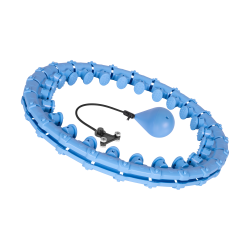 Rebel Smart Hula Hop Odchudzające Koło Z Wypustkami I Obciążeniem 50Cm, Niebieskie, Rebel Active [[